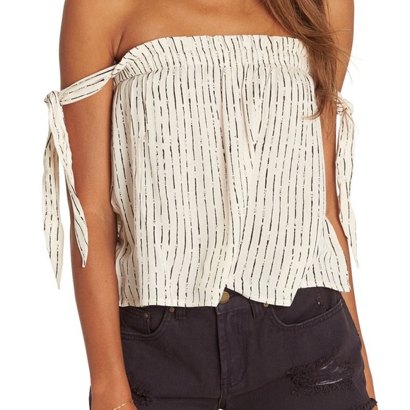 Billabong Tops - BILLABONG OFF THE SHOULDER TOP